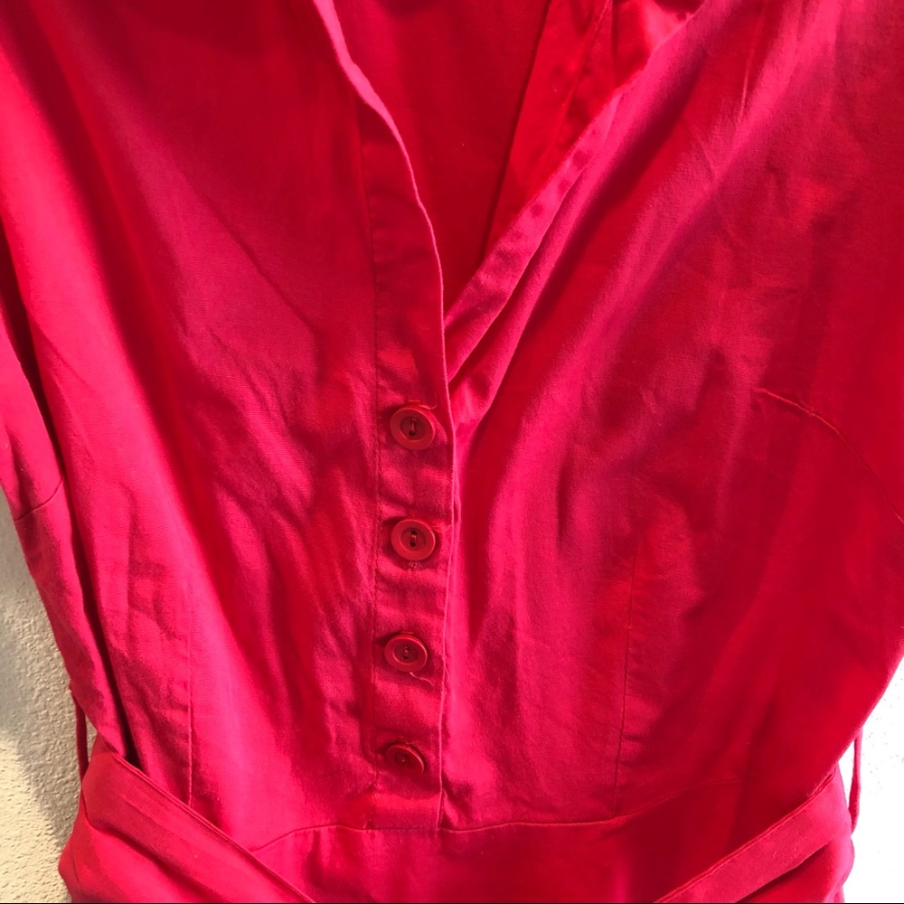 SOLD 🛑 ModCloth Soda Fountain Dress in Red Cherry - Picture 4 of 11